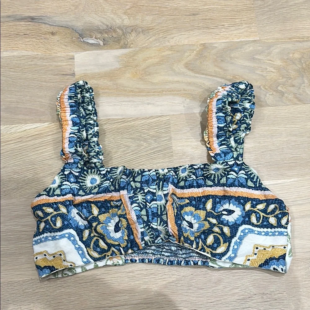 FARM Rio Colorful Patterned Crop Top - Picture 3 of 4